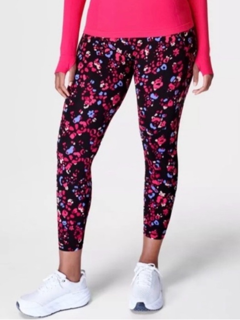 NEW Sweaty Betty 7/8 power leggings floral